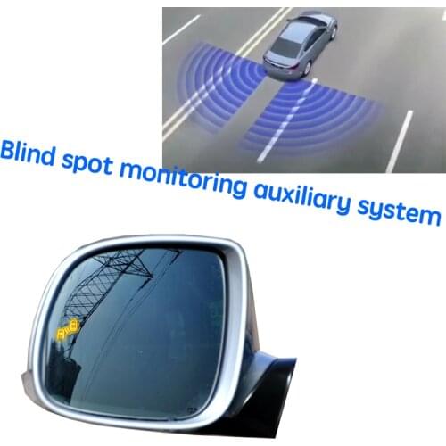 Car BSD BSM BSA Blind Area Spot Warning Drive Mirror Rear Radar Detection System For Volkswagen VW Touareg 7L 2002~2010