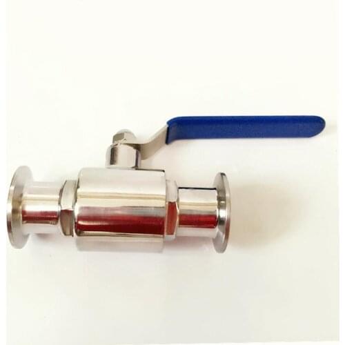 Fit 12.7mm 1/2" Pipe OD x 0.5" Tri Clamp Sanitary Ball Shut Off Valve SUS 316L Stainless Beer Brewing Home Factory