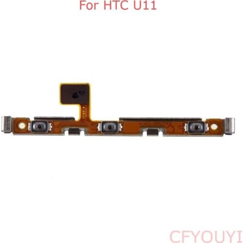 For HTC U11 Power On Off and Volume Buttons Side Key Flex Cable