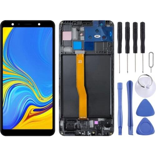 IPartsBuy for Samsung Galaxy A7 (2018) SM-A750 Original LCD Screen and Digitizer Full Assembly With Frame