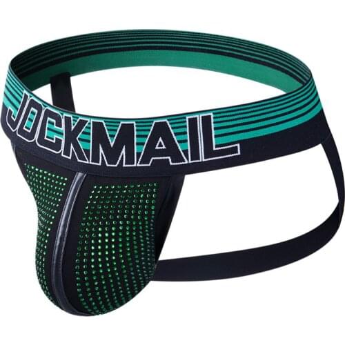 JOCKMAIL Hip Men Sexy Jockstrap Gay Underwear jock strap jockstraps cuecas gay tangas hombre Sexy G String Cueca Gay Penis Linge