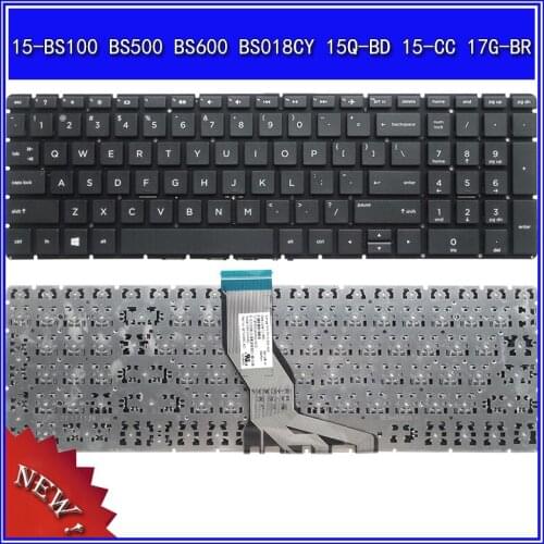 Laptop Keyboard For HP 15-BS614 BS573 BS007 BS015 TPN-C129 C130 Q193 BS017 Notebook Replace Keyboard