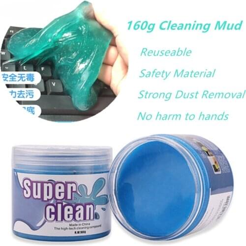 160g Auto Car Cleaning Pad Glue Mud Cleaner Magic Cleaner Dust Remover Gel Home Computer Keyboard Phone Clean Tool Car Cleaning