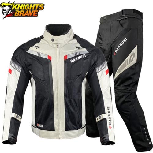 Summer Motorcycle Jacket Waterproof Breathable Moto Motocross Jacket Motorbike Riding Clothing Men Chaqueta Moto Protective Gear