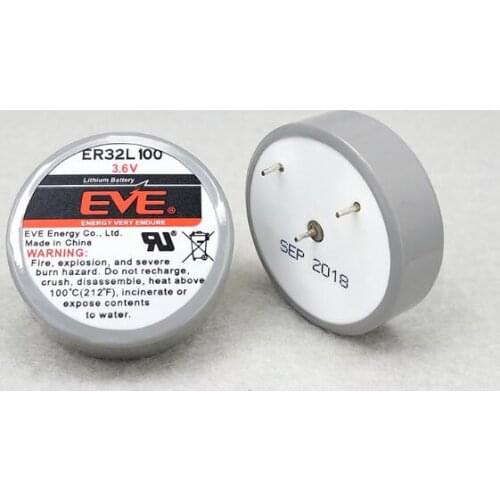 Lithium Thionyl Chloride Battery ER32L100 3.6V Button 5.0