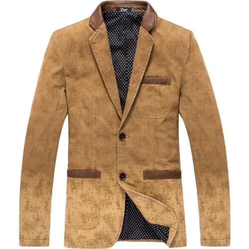 2019 New Autumn High Quality Mens Suit Jackets Casual Slim Dress Suits Blazer New Mens Cotton Single-breastede Suit Coats Men