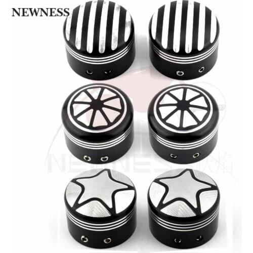 Newness Motorcycle Front Axle Nut Cover Cap for Harley Dyna Electra Glides Road Stree Glide Road King Sportster 1200 Iron 833
