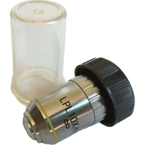 New METALLURGICAL MICROSCOPES 10X INFINITY PLAN Achromatic Long OBJECTIVE Lens , Free Shipping