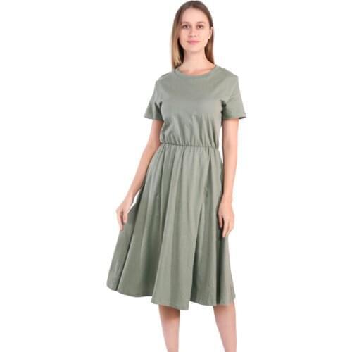 Pleated Dress Women Summer Beach Boho Elegant Party Casual Green Black Ruched Cocktail Slit Midi Dresses Sundress Oversized