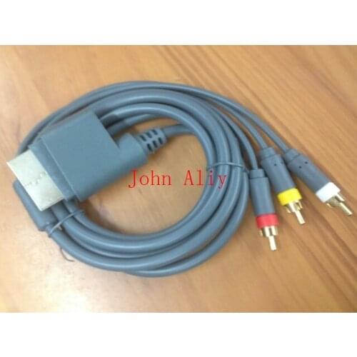 Useful 1.8M RCA AV Cable for Xbox 360