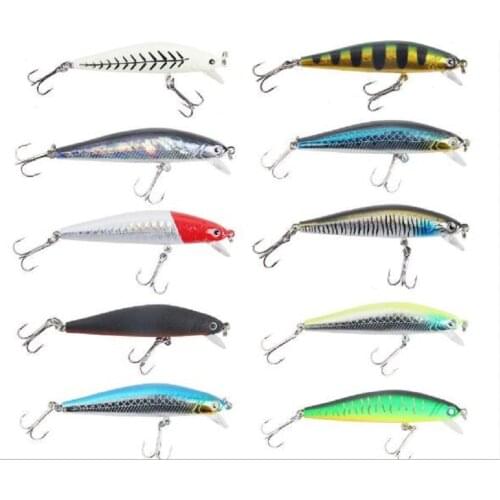Bammax 1pcs Minnow Fishing Lures 7cm/6g Fly Fishing Hard Bait Crankbaits Isca Artificiais Pesca Sea Wobbler Swimming Baits