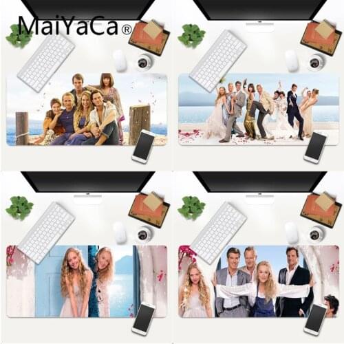Mamma Mia Non Slip PC Rubber Mouse Durable Desktop Mousepad Size for 30*80cm/40*90cm