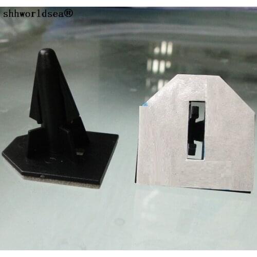 Shhworldsea Black Windshield Retainer Fasteners Retainer Clips Auto Trim Square Bottom With Adhesive For Toyota