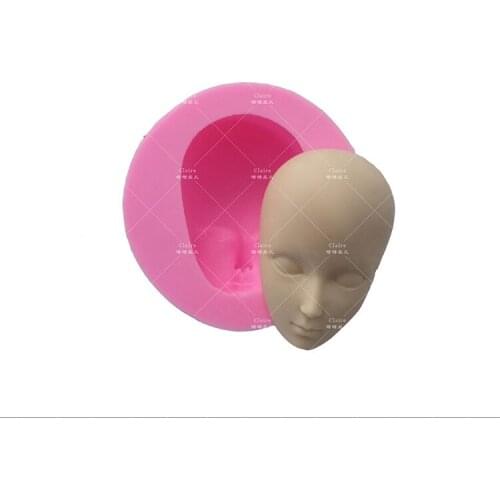 English Man Face Silicone MoldFondant Mold Chocolate Candy Gumpaste Mould Sugarcraft Cake Decorating Tools SM-058