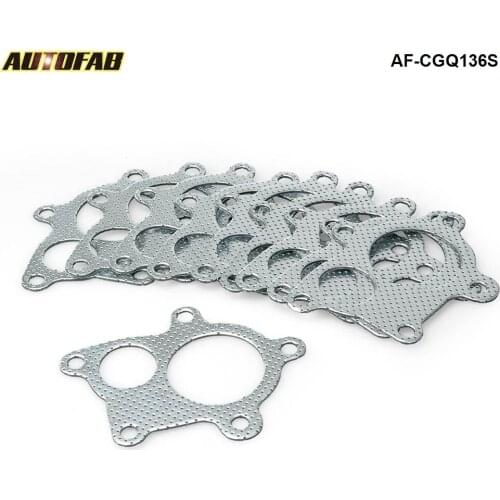 T3-T4 5 Bolt Downpipe Gasket Turbo Manifold Downpipe For Honda Civic H22, f22,b16,b18,d16 AF-CGQ136S