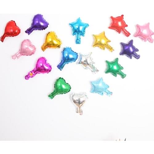 20/30/50pcs 5inch Foil Star Balloons Heart balloon birthday Wedding Decoration party baby shower Inflatable Child Toy Supplies