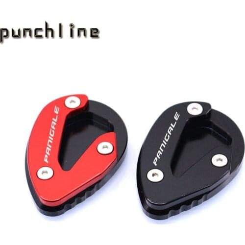 Stand extension enlarger pad Fit For DUCATI 899 PANIGALE 13-20 1199 Panigale 12-20 1299 Panigale 15-20 kickstand sidestand