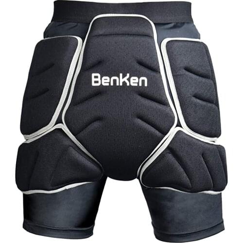 BenKen Skiing Protective Padded Shorts SBR 3D EVA Padded Impact Protective Gear for Snowboard Skate and Ski