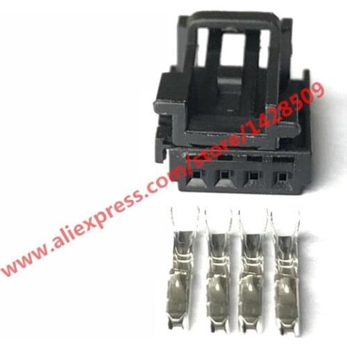 10 Sets 4 Pin Female 8K0 973 754 Door Lifter Switch Plug 8K0973754 Auto Wiring Harness Connector For VW Audi Peugeot Dash Board