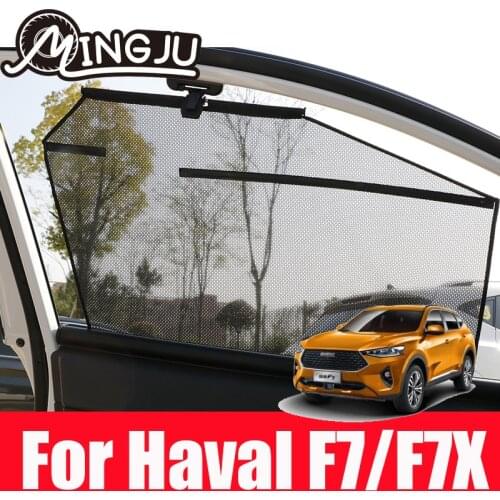 Auto Rise Car Side window Sunshade Windshield Cover Shield ABS Curtain Sun Shade Block For Haval F7 F7X 2018 -2021 Accessories