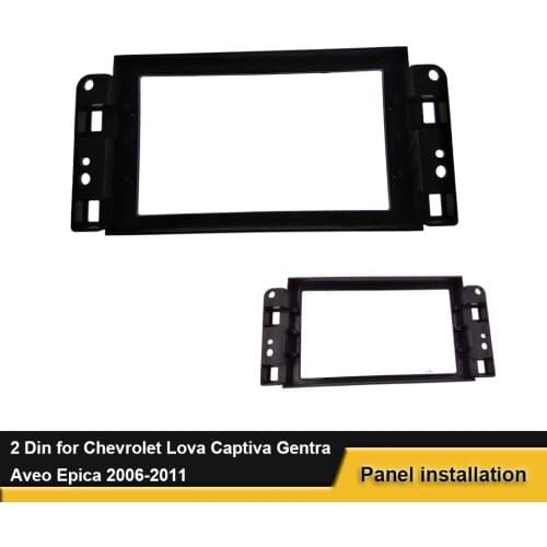 Double 2DIN Car Radio Fasca Fit For Fiat Ducato 2011 Radio Stereo Panel Dash Mounting Installation Trim Kit Frame Bezel