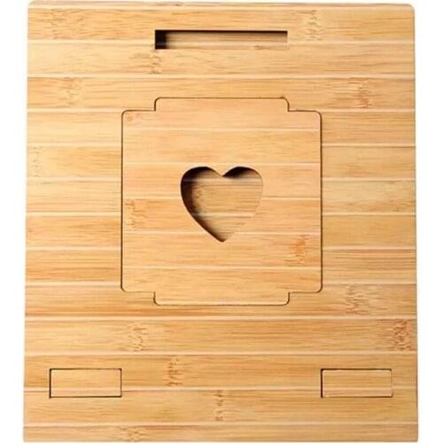 The Bamboo Foldable Laptop Stand Holder Adjustable Notebook Computer Tablet Desk Bed Heat Dissipation Mount for Netbook