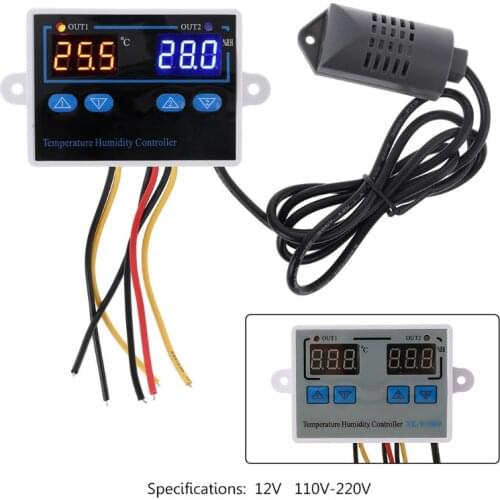 L21C Digital Thermostat Humidity Controller Egg Incubator 10A Temperature Controller