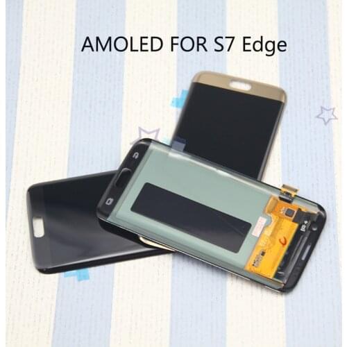 For S7 Edge Display for SAMSUNG Galaxy s7 edge G935 G935F LCD Display Digitizer Touch Screen