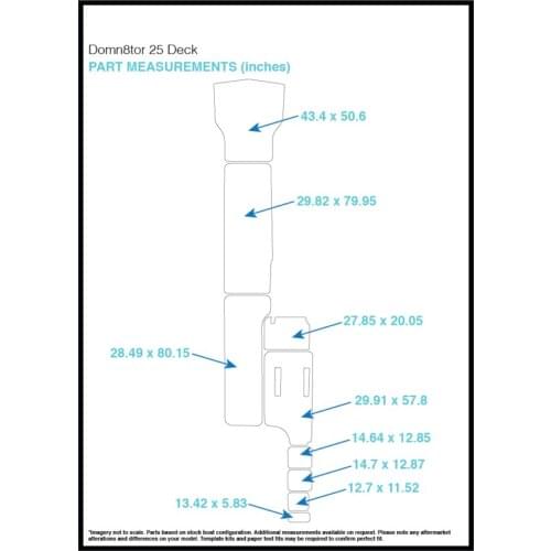 Domn8tor 25 Deck Cockpit Pad Boat EVA Teak Decking 1/4" 6mm