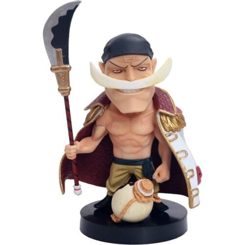 Anime One Piece Ichiban Kuji P White Beard Edward Newgate PVC Action Figure Statue Collection Model Toys Bobble Head Doll 14CM