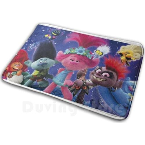 Trolls Carpet Mat Rug Cushion Soft Trolls Trolls The Movie Movies Trolls World Tour