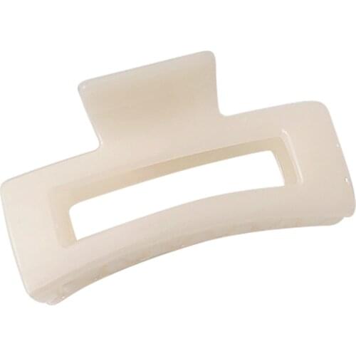 Leopard Frosted Acrylic Lady Claw Clip Large French Elegant Simple Lady Scrunchie Korean Style Vintage Fashion Female Hair Ties