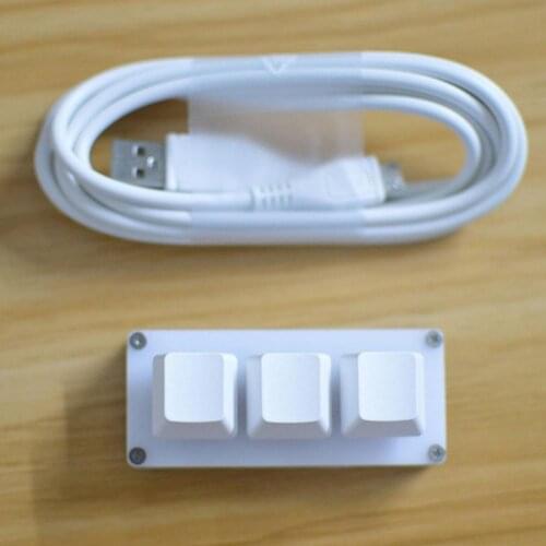 Mini 3-key Keypad Gaming Keyboard Programming Macro Keypad Mechanical Keyboard Custom Shortcuts One-click Password