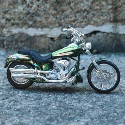 Maisto 1:18 Harley 2004 FXSTDSE2 CVO Metal Motorcycle Diecast Bike Car Model Toy Collection Mini Moto Gift