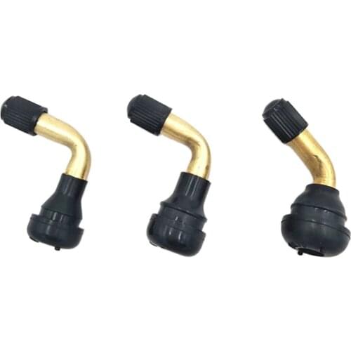 Pvr70(tr412L) MOTORCYCLE SCOOTER SNAP IN TYRE VALVE - 90 DEGREE MOTORBIKE - 4pcs
