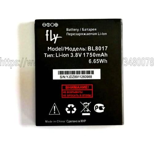 New 3.8V 1750mAh BL 8017 battery Replacement For Fly BL8017 Cell phone