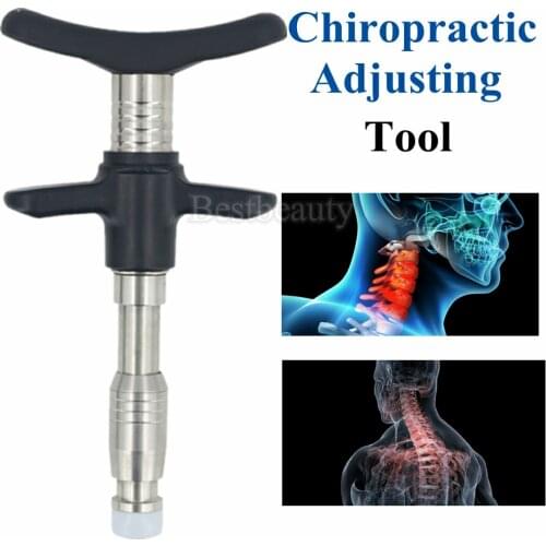 Manual Chiropractic Gun Spine Correction Chiropractic Tools For Backbone Modulation And Adjustment Stainless Steel Massager