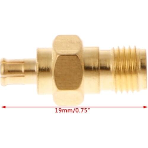 SMA Female To MCX Male Plug Straight RF Coaxial Adapter Connector Converter Y98E