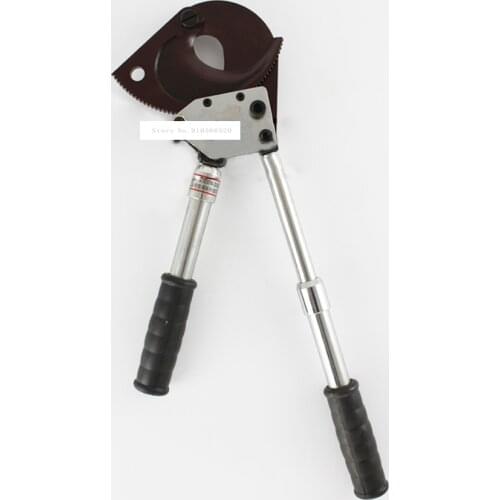 High-quality Ratchet Cable Cut-off J52 Ratchet Wire Cutter Mechanical Cable Cut Cutter Plier Hand Tool for Cutting Cu/Alu Cable