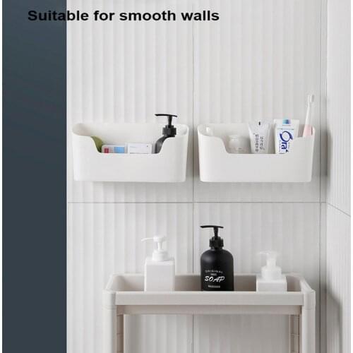 Wall Mounted Phone Holder Storage Box Sundries Remote Control Organizer Kitchen Cabinet Door Storage Box Bathroom Storage Rack