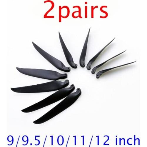 2 Pairs RC Airplane Foldable Propeller 9*5/9*6/9.5*8/10*6/10*8/11*6/11*8/12*6/12*7/12*10 Inch Spare Part