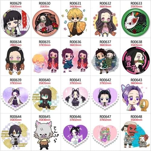 30pcs/lot japan Cartoon character Resin Flat Back for Hair Bows Planar Crafts for DIY Decoration