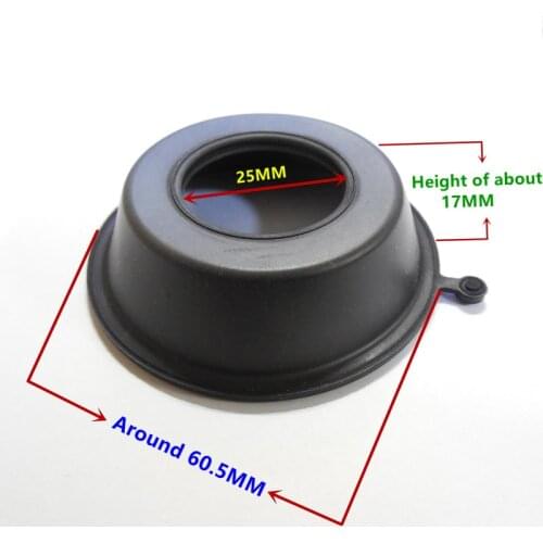 4pcs / pack)motorcycle Mikuni carburetor new vacuum diaphragm EN125 GN125 applicable