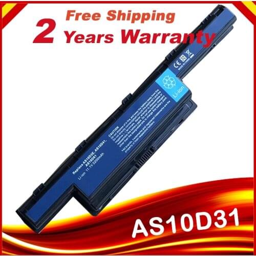 6cell Laptop Battery For Acer Aspire 4741 4741G 4251 5741 5750G 7551 AS10D41 AS10D51 AS10D61 AS10D71 AS10D73 AS10D75 AS10D81 AS1