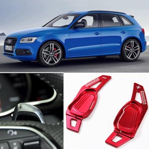 For Audi SQ5 2014-2016 Car Accessories Aluminum Steering Paddle Shifter Extension Car-styling