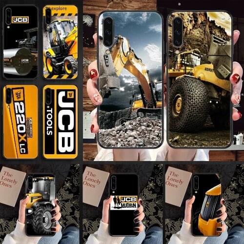 Jcb Excavator Phone case For Samsung Galaxy A 3 5 7 8 10 20 21 30 40 50 51 70 71 E S 2016 2018 4G black tpu prime trend hoesjes