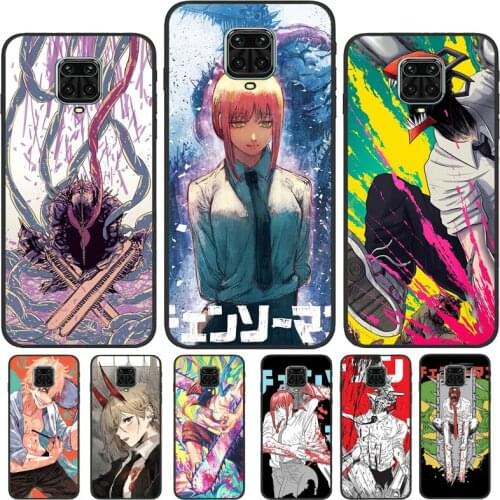 Chainsaw Man Horror Anime Capa For Xiaomi Redmi Note 9 Pro 8 8T 9S Note 10 Pro Phone Case For Redmi 9C 9A 9T 9 K40