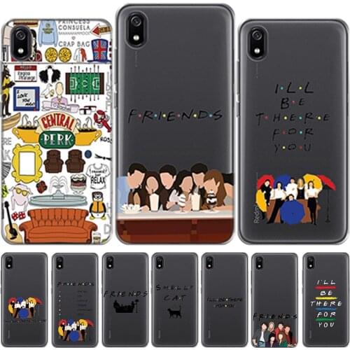 Friends TV Central Perk Coffee Silicone Case For Coque Xiaomi Mi A1 A2 Mi 8 Pro Redmi 5 Plus Note 10 8 7 4 4X 5 6 Pro Soft Cover