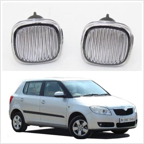 For Skoda Fabia MK2 2007 2008 2009 2010 Car-Styling Side Marker Turn Signal Light Lamp Repeater