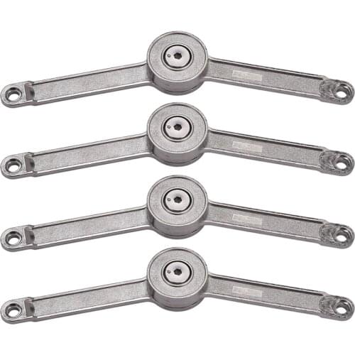 4Pcs Hydraulic Randomly Stop Hinges Kitchen Cabinet Door Support Rod Adjustable Hinge Furniture Wardrobe Lift Up Flap Stay Hardw